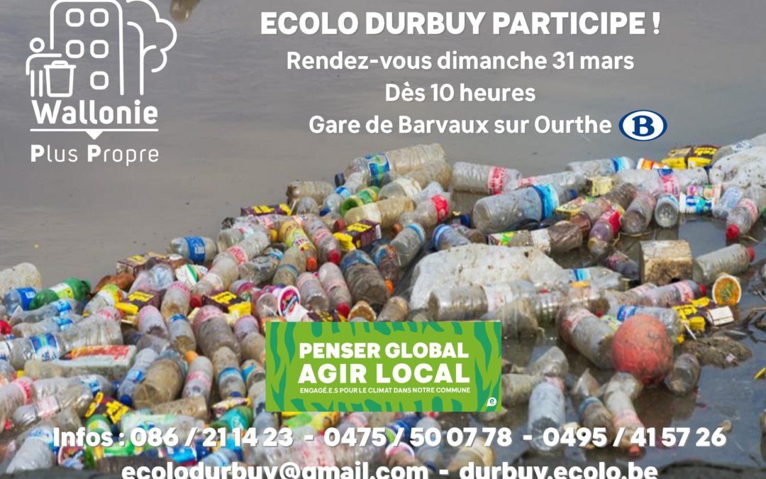 Wallonie Plus Propre – Ecolo Durbuy participe